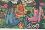 Inimá de Paula (1918-1999), Mulheres de Pescadores - Litogravura 119/120, sem moldura.