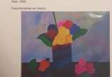 Aldemir Martins (1922-2006), Vaso de Flores e Caju - Acrílico sobre tela. Datado 2002. Acompanha certificado de autenticidade emitido pelo filho do artista.