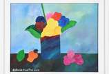 Aldemir Martins (1922-2006), Vaso de Flores e Caju - Acrílico sobre tela. Datado 2002. Acompanha certificado de autenticidade emitido pelo filho do artista.