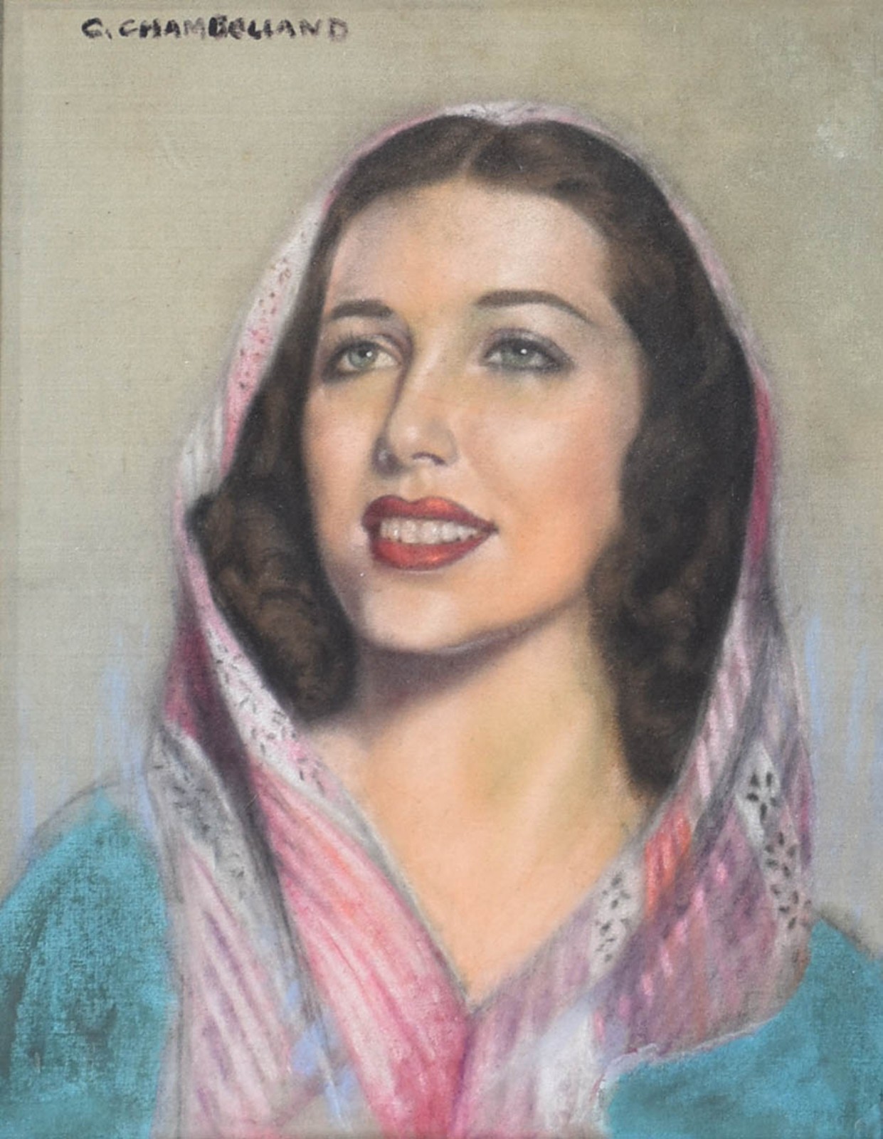 Pastel sobre tela. - foto 1 de 4