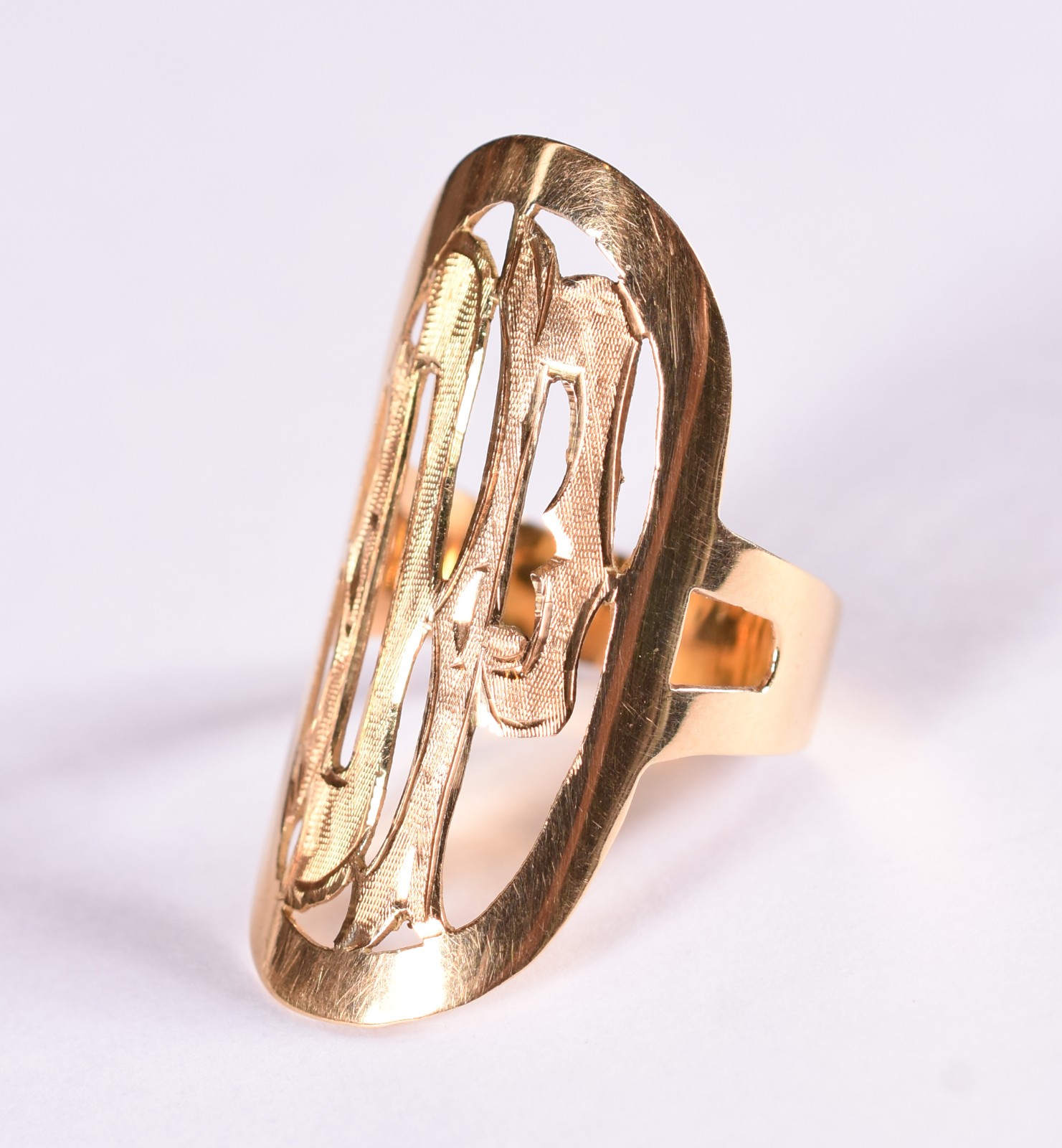 Anel de ouro 18 k, aro 23 (Por motivos de segurança a peça não se... - foto 2 de 3