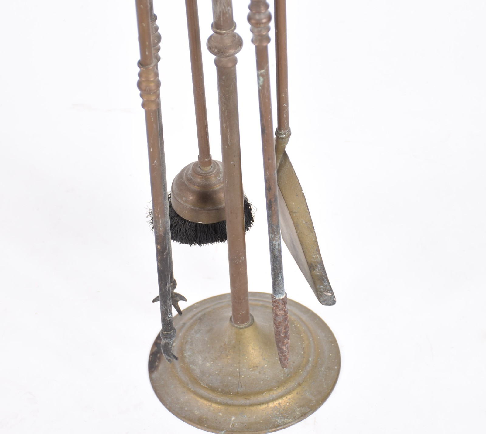 Conjunto para lareira de metal com pega no feitio pato composto de 4... - foto 3 de 3