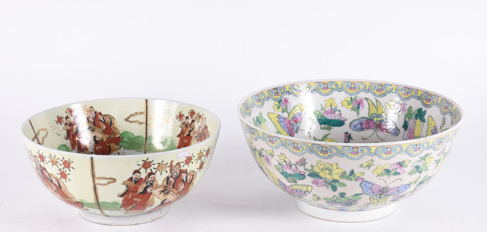 Dois bowls de porcelana oriental em policromia. - foto 3 de 5