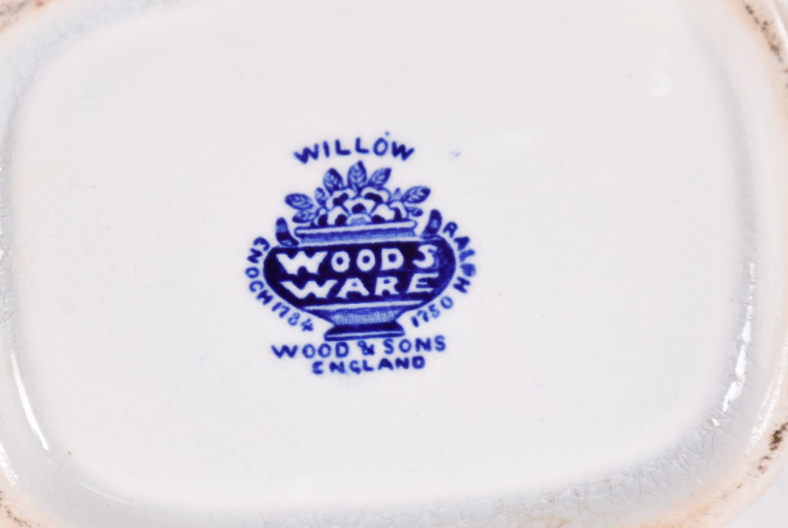 Duas peças de faiança inglesa Willow Woods Ware, da Wood & Sons... - foto 5 de 5