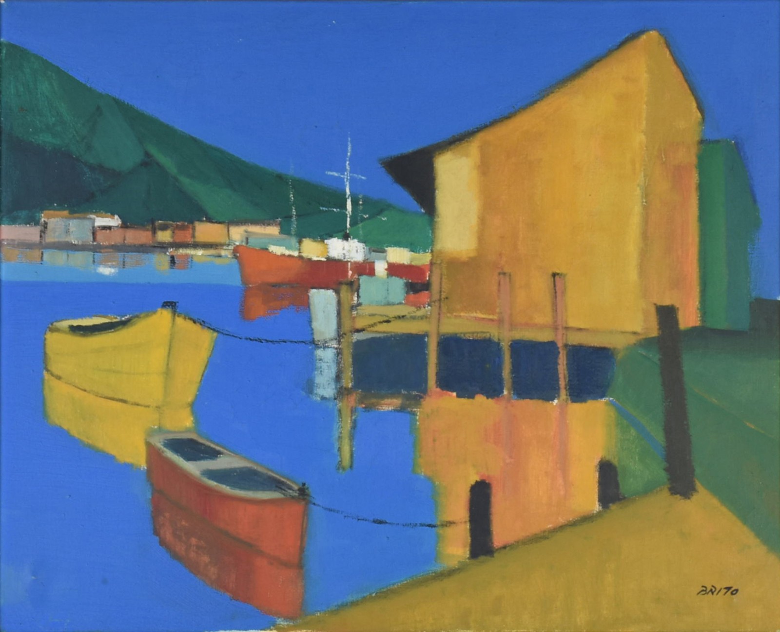Paisagem com barcos - foto 1 de 4