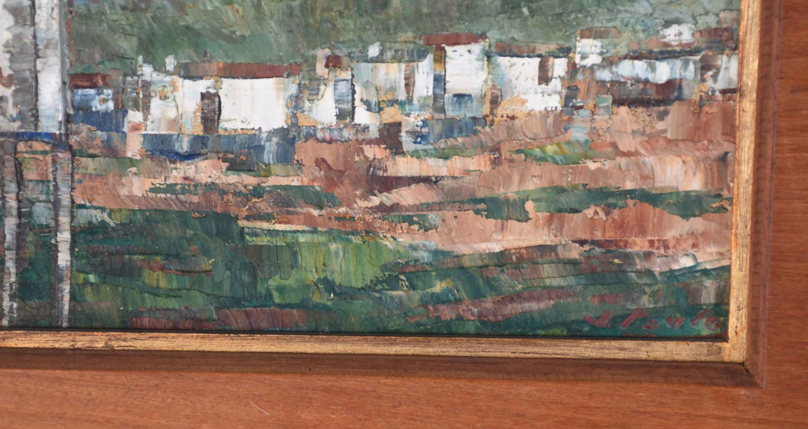 José Paulo Moreira da Fonseca (1922-2004), Paisagens com casas - foto 2 de 4