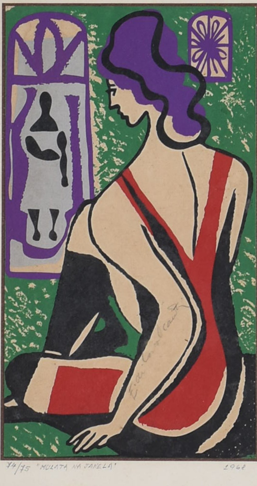 Di Cavalcanti (1897-1976), Mulata na Janela - foto 1 de 4
