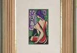 Di Cavalcanti (1897-1976), Mulata na Janela - Serigrafia 74/75 - datado 1968.