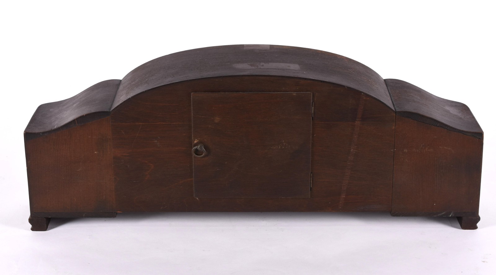 Relógio carrilhão de mesa com caixa de madeira recortada... - foto 3 de 4