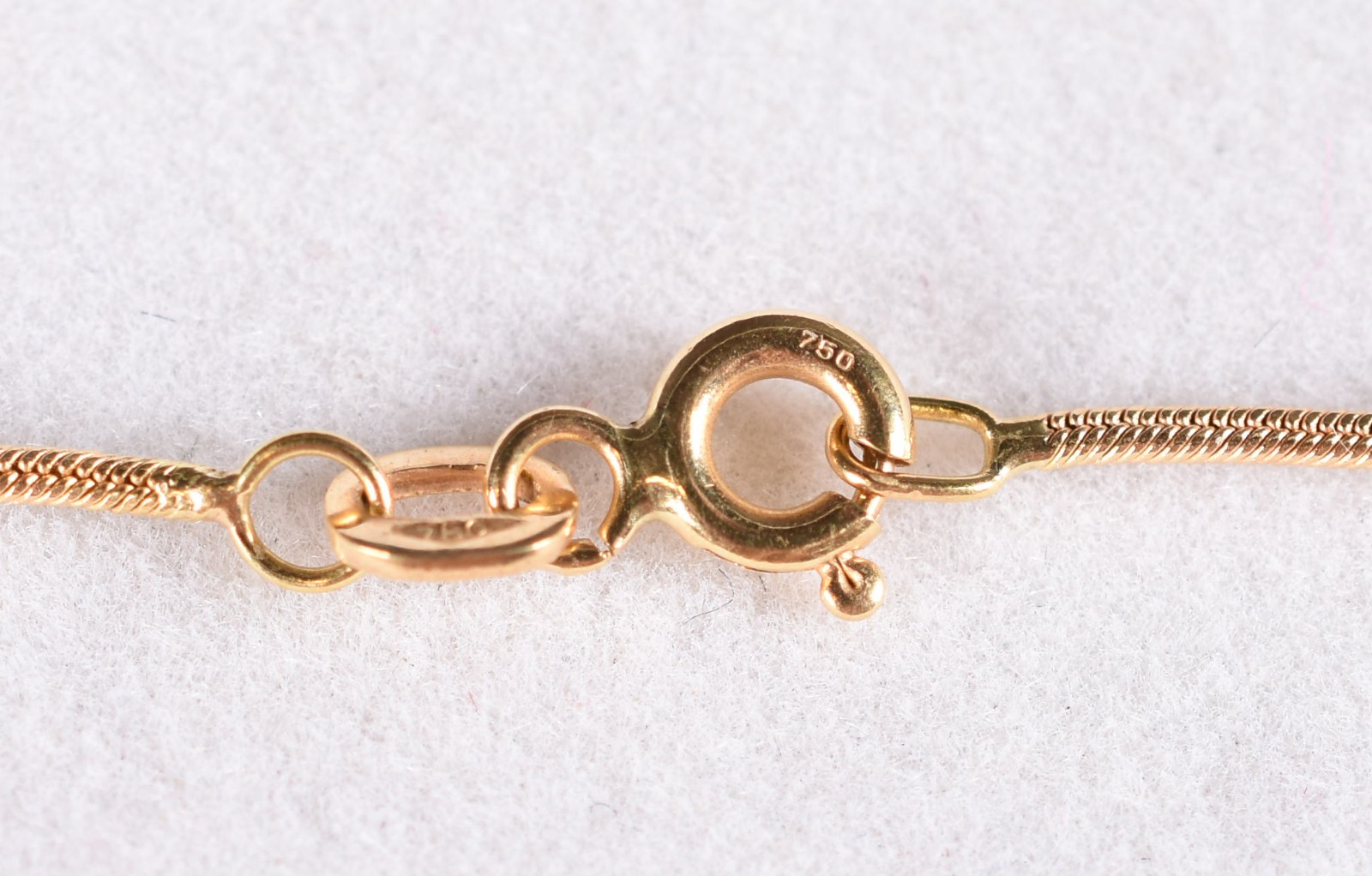 Pulseira de ouro 18 k , contraste 750 (Por motivos de segurança a... - foto 4 de 4