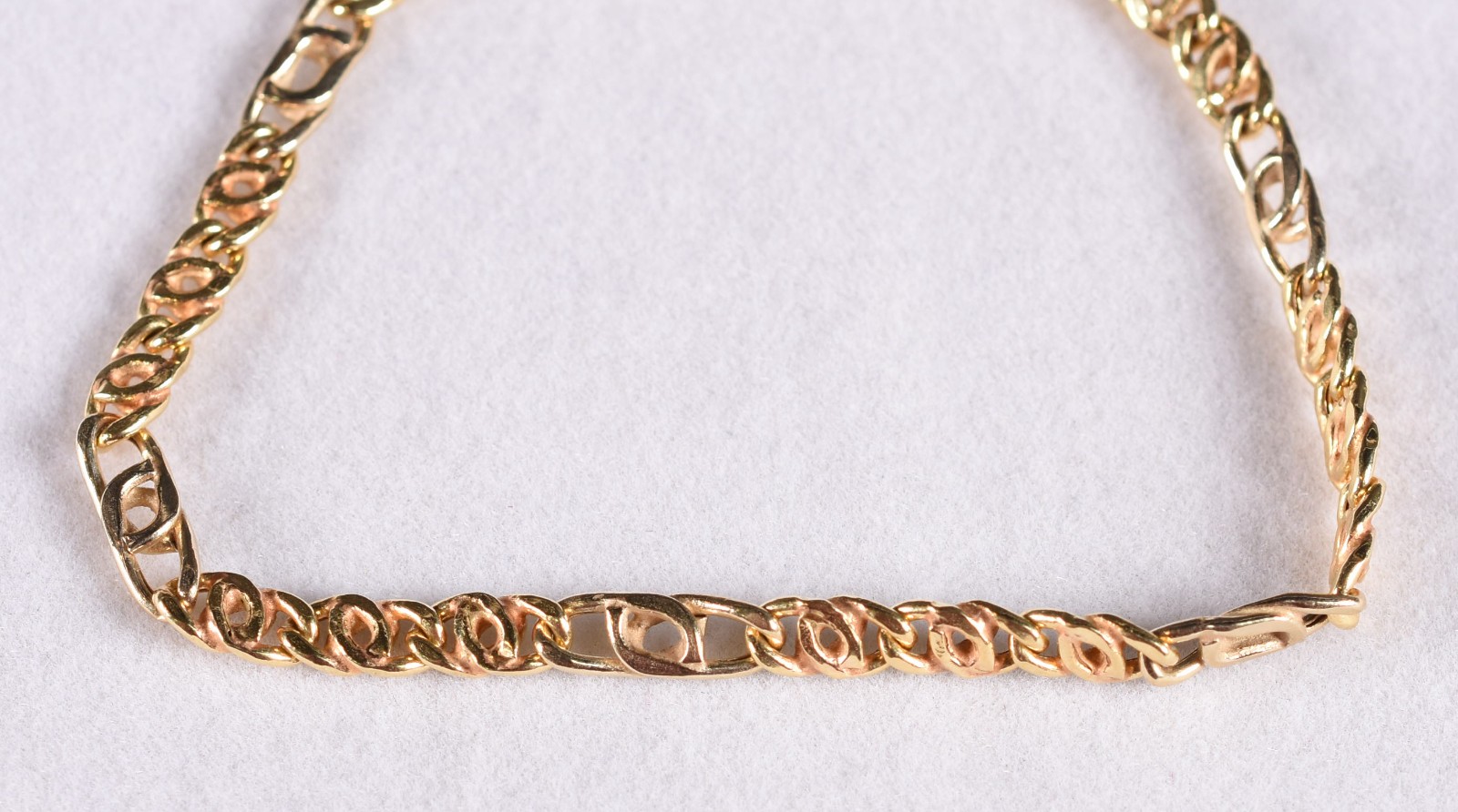 Pulseira de ouro 18k, contraste 750 (Por motivos de segurança a peça... - foto 1 de 3