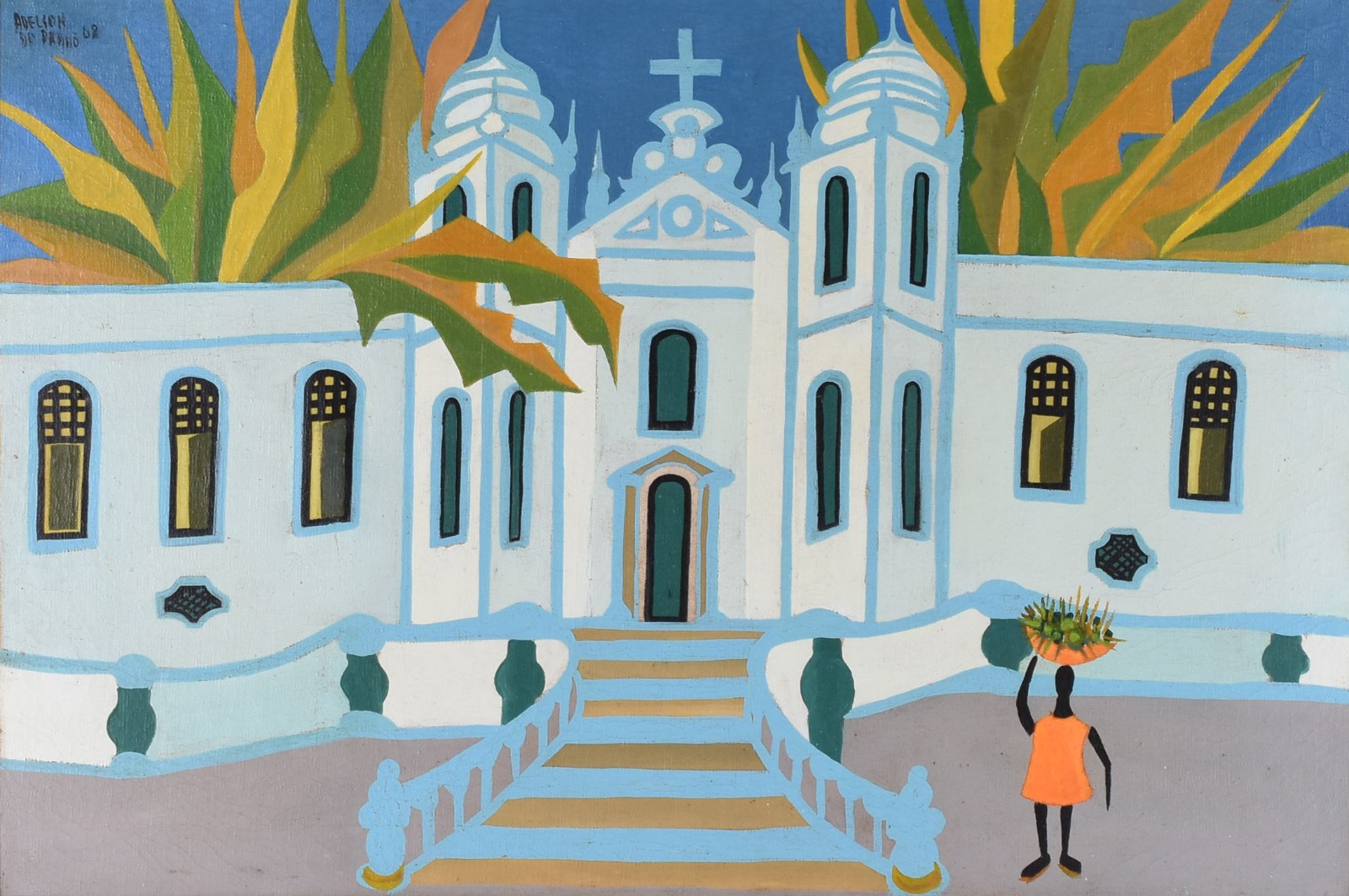 Adelson do Prado (1944-2013), Figura na porta da Igreja - foto 1 de 4
