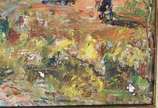 Manoel Santiago (1897-1987), Paisagem - Óleo sobre tela, tinta soltando.