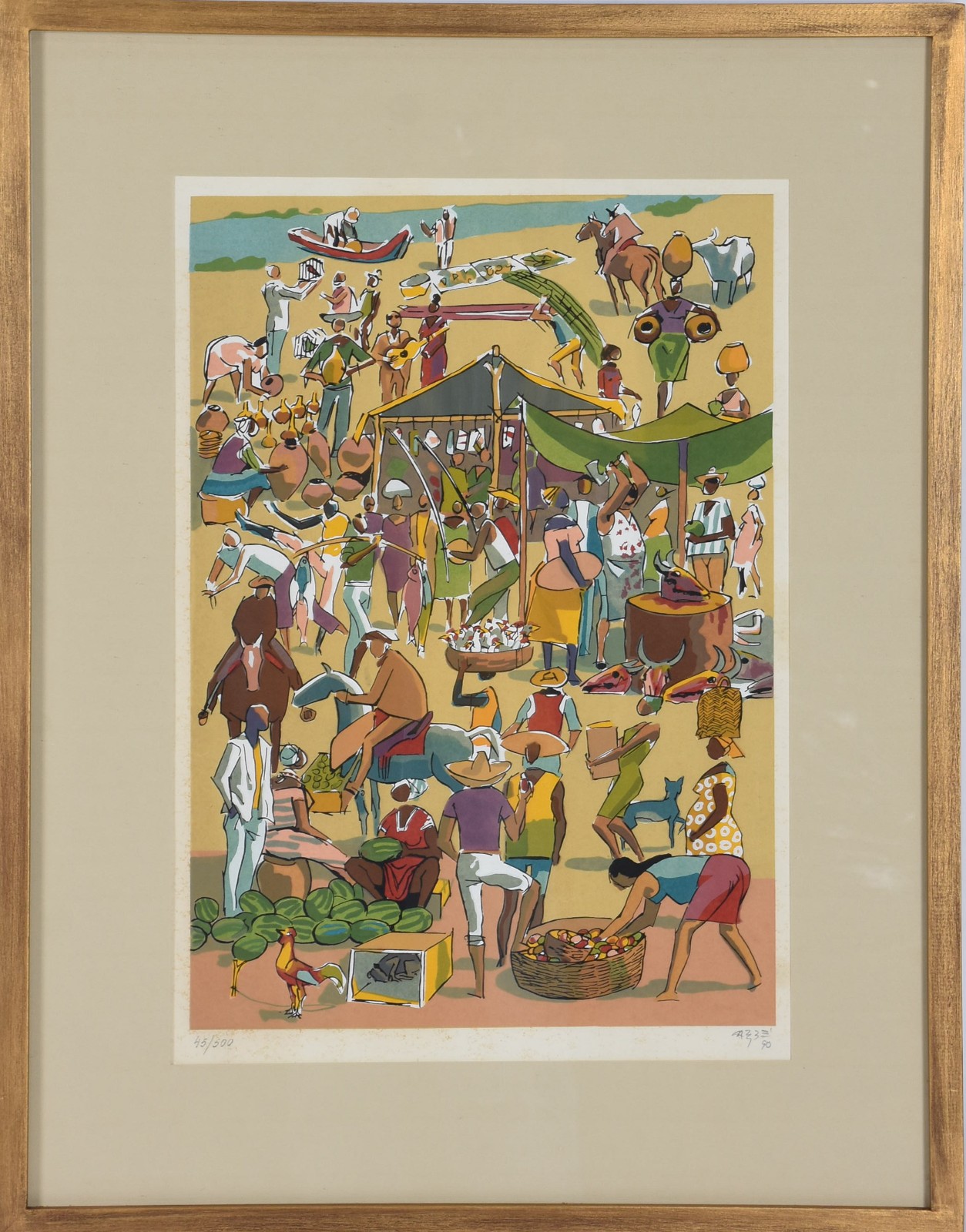 Hector Carybé (1911-1997), Feira - foto 2 de 5