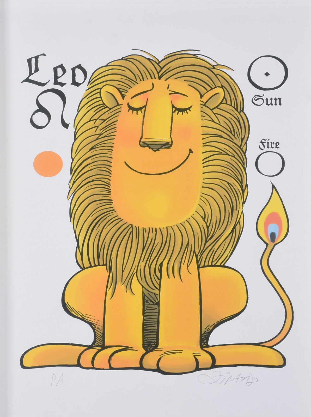 Ziraldo (1932-2024), Signo "leo" - foto 1 de 5