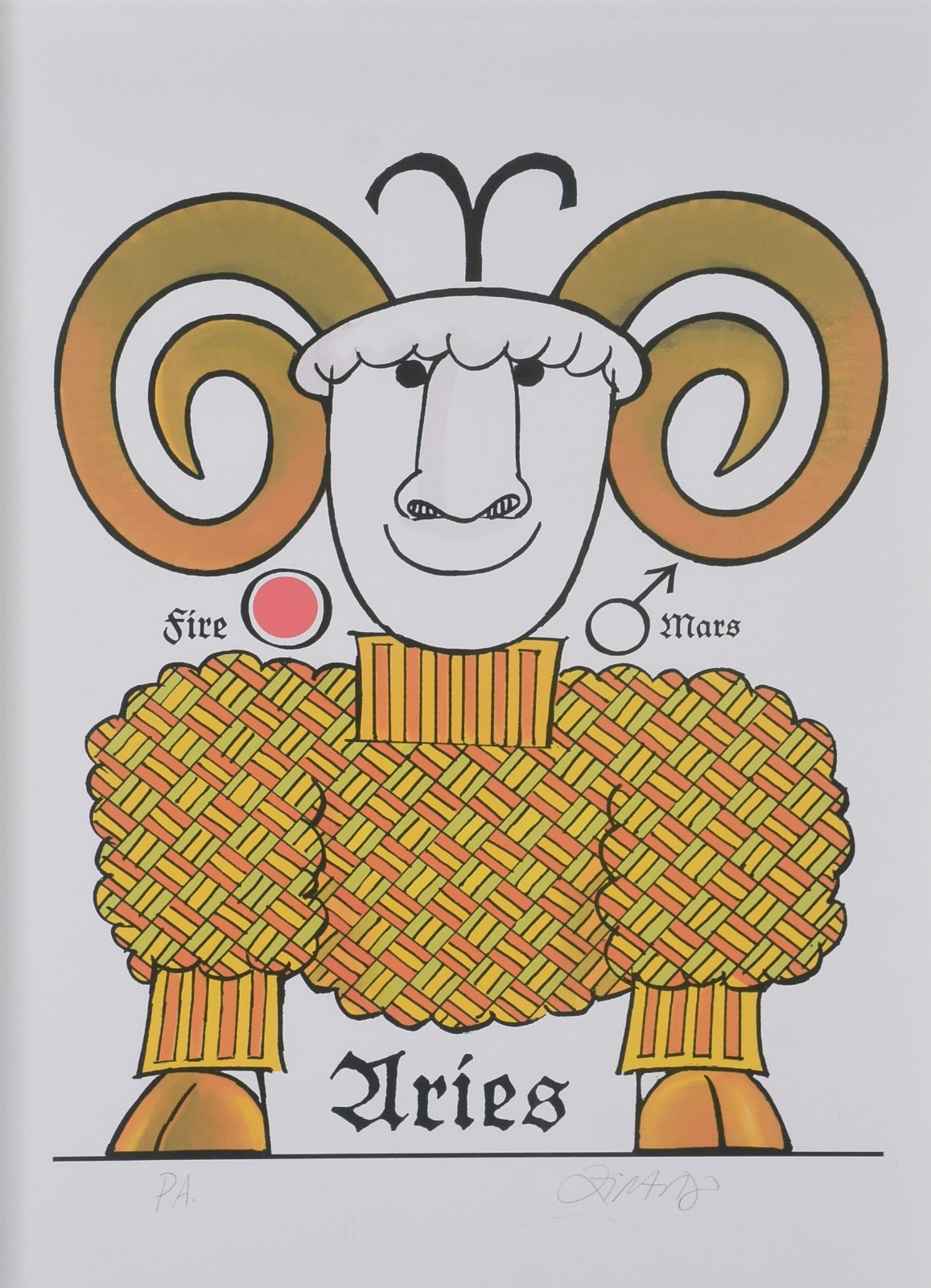 Ziraldo (1932-2024), Signo "Aries" - foto 1 de 5