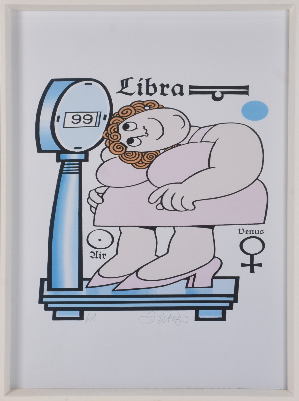 Ziraldo (1932-2024), Signo "Libra" - foto 2 de 4