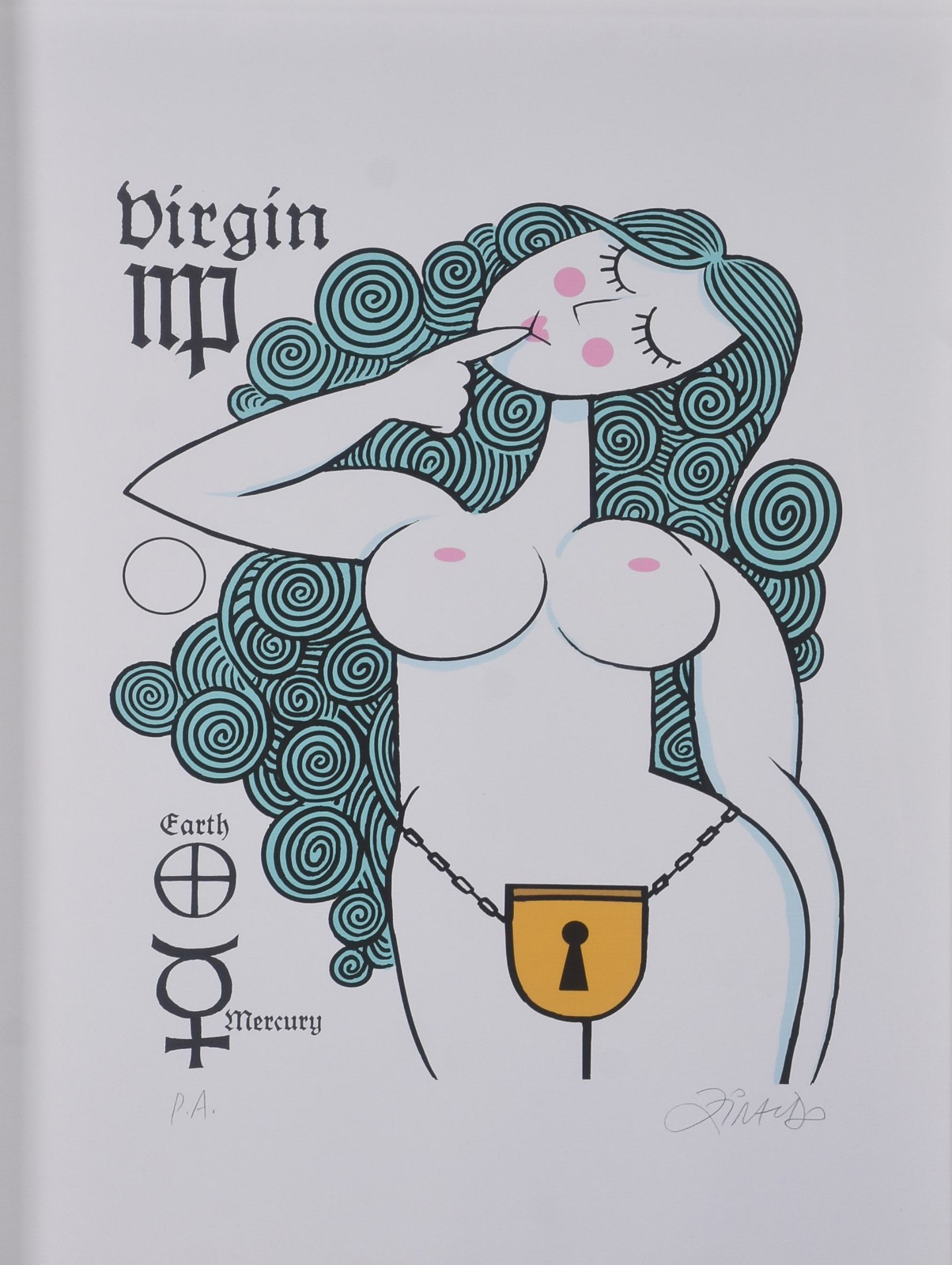 Ziraldo (1932-2024), Signo "Virgin" - foto 1 de 5