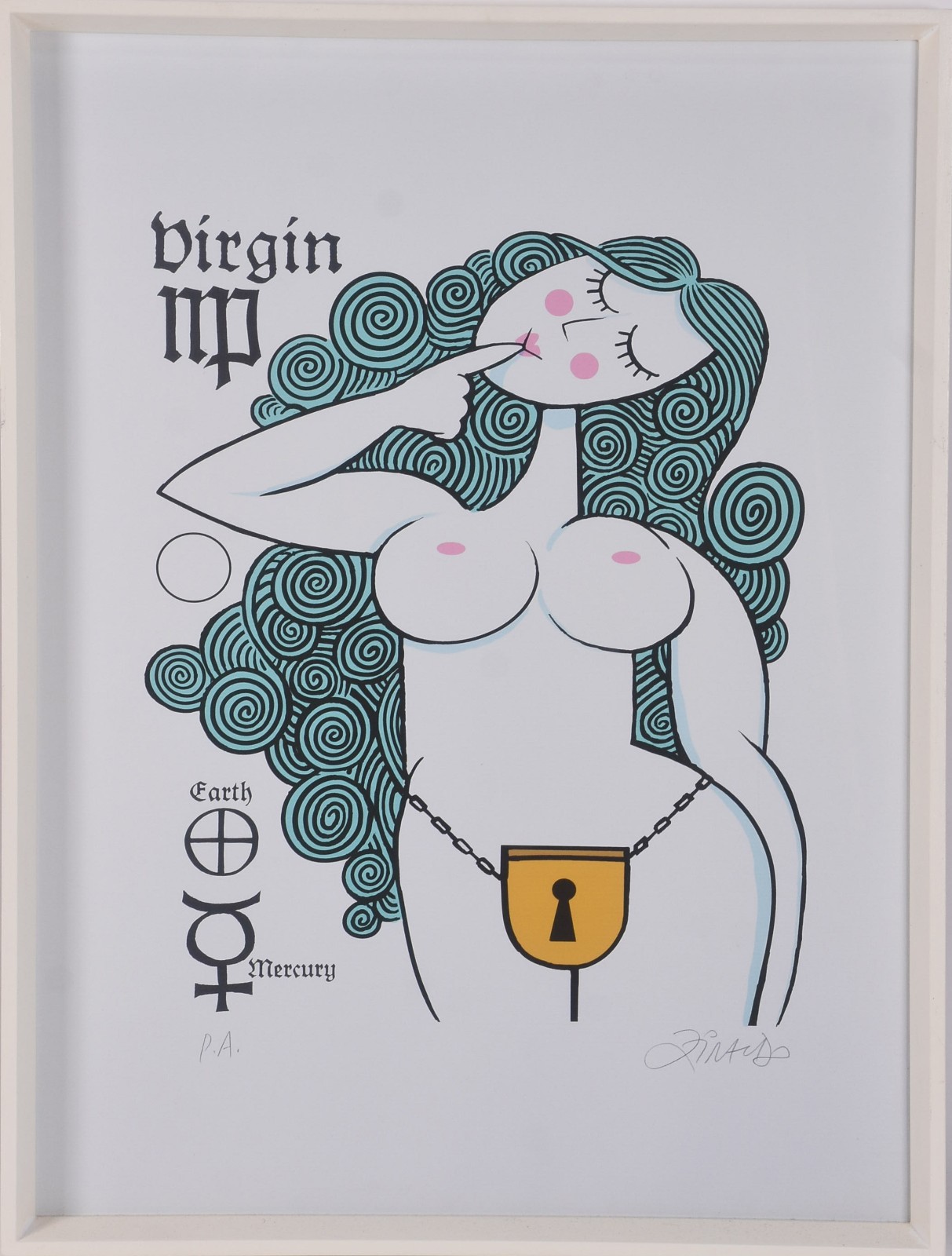 Ziraldo (1932-2024), Signo "Virgin" - foto 2 de 5