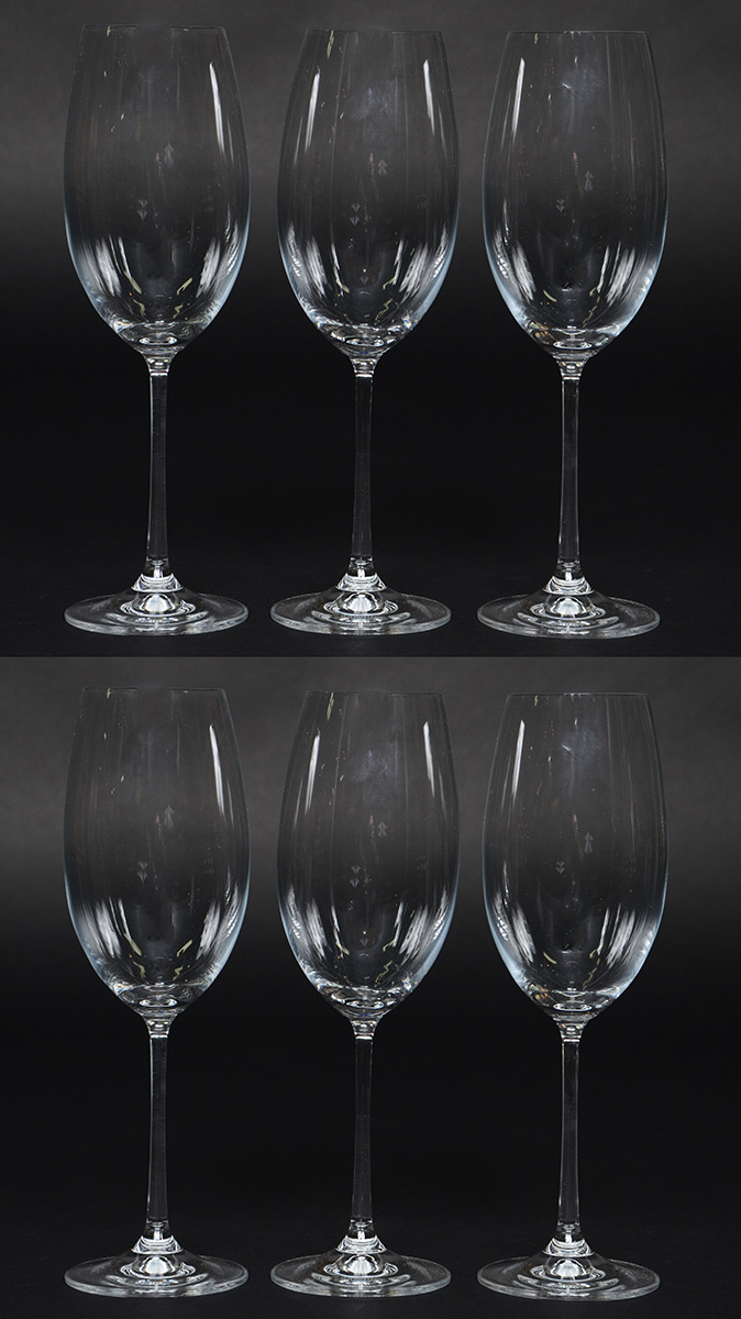 Conjunto de 6 cálices para vinho branco, 460 ml