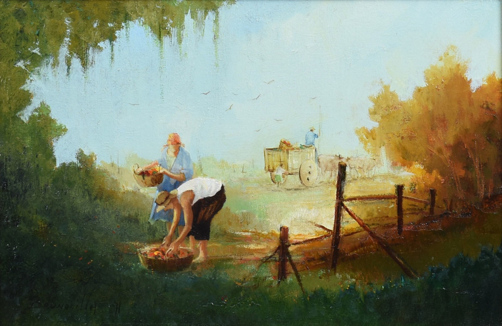 Francesco Brunocilla (1948), Paisagem Rural - foto 1 de 4