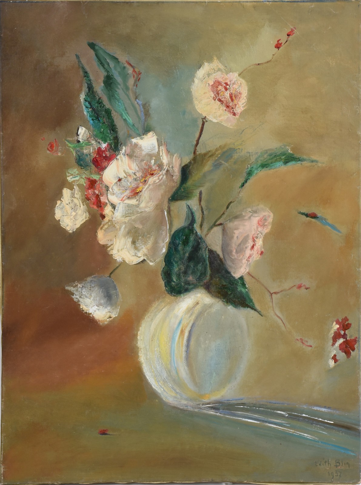 Edith Blin (1891-1983), Vaso de Flores - foto 1 de 3