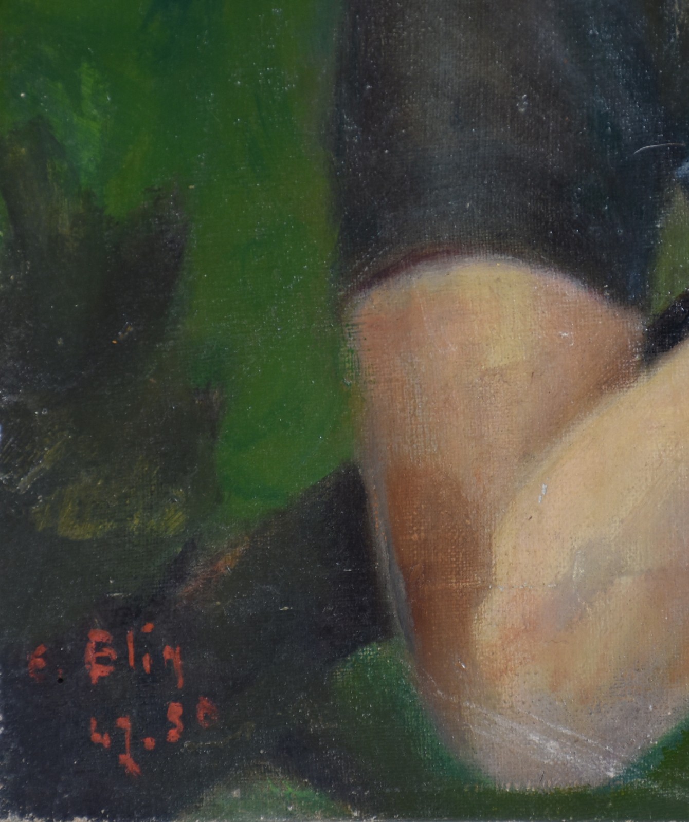 Edith Blin (1891-1983), Moça com Frutas - foto 3 de 4