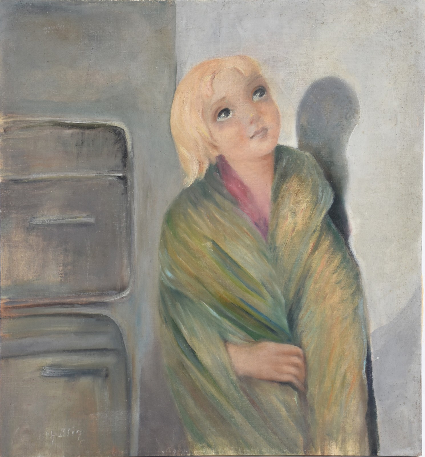 Edith Blin (1891-1983), Menina com Casaco Verde - foto 1 de 3