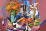 Henri Carrières (1947), Natureza Morta - Óleo sobre tela.