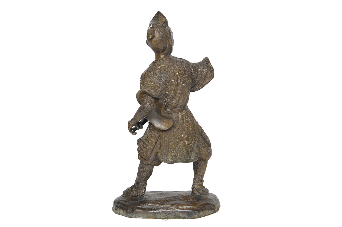 Antiga Escultura de petit bronze ¨Guerreiro¨ - foto 2 de 2
