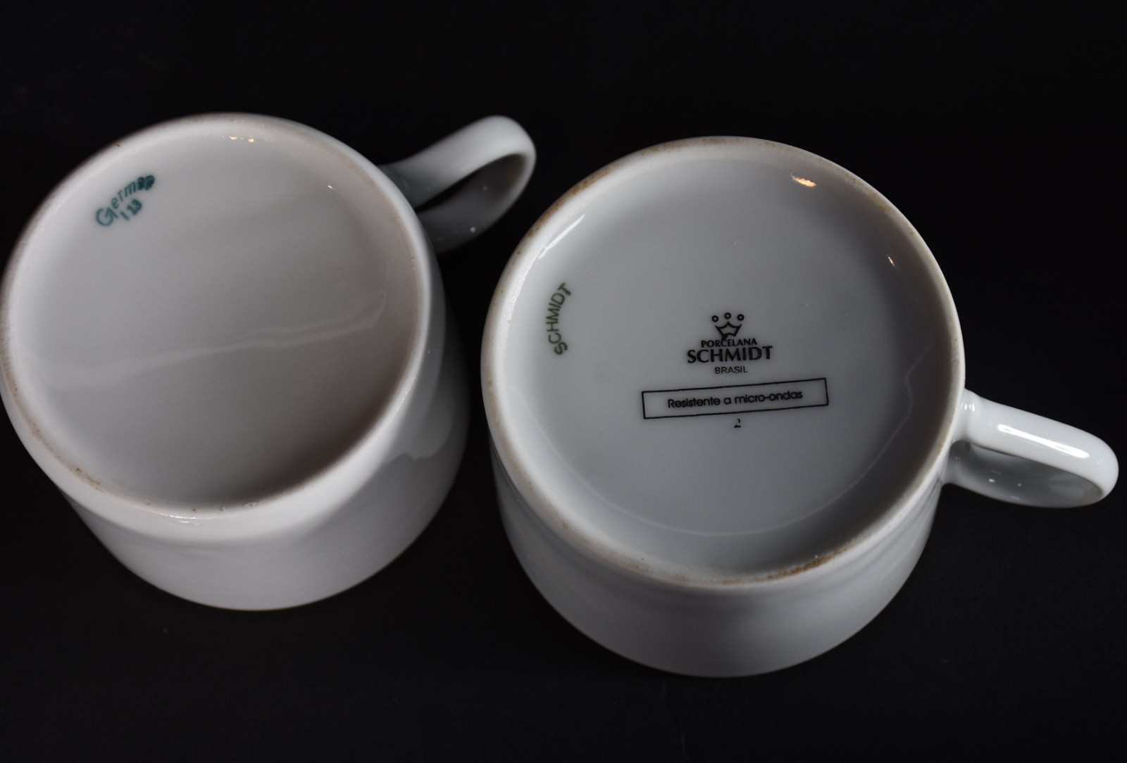 Serviço de chá e café de porcelana Schmidt composto de: 10 xícaras... - foto 7 de 7