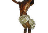 Antiga Imagem de  Cristo crucificado de madeira... - Antiga Imagem de  Cristo crucificado de madeira policromada.