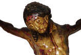 Antiga Imagem de  Cristo crucificado de madeira... - Antiga Imagem de  Cristo crucificado de madeira policromada.