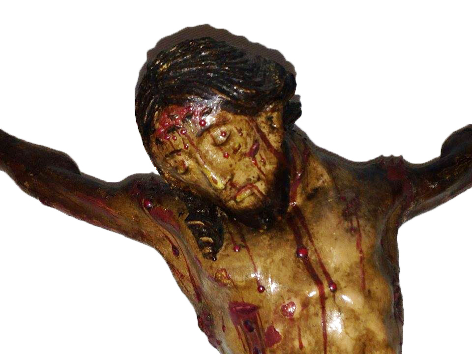 Antiga Imagem de Cristo crucificado de madeira policromada. - foto 3 de 3