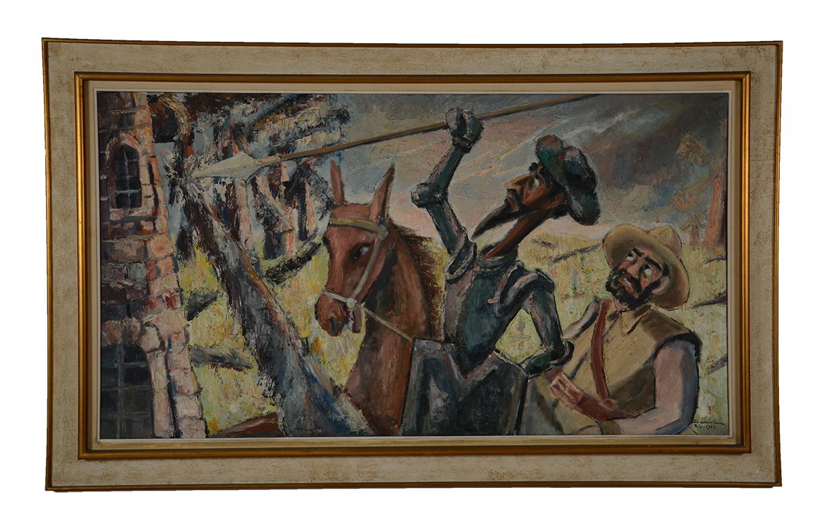 DARWIN, Silveira Pereira (1915 / 1989) - Dom Quixote - 1962 - ost...
