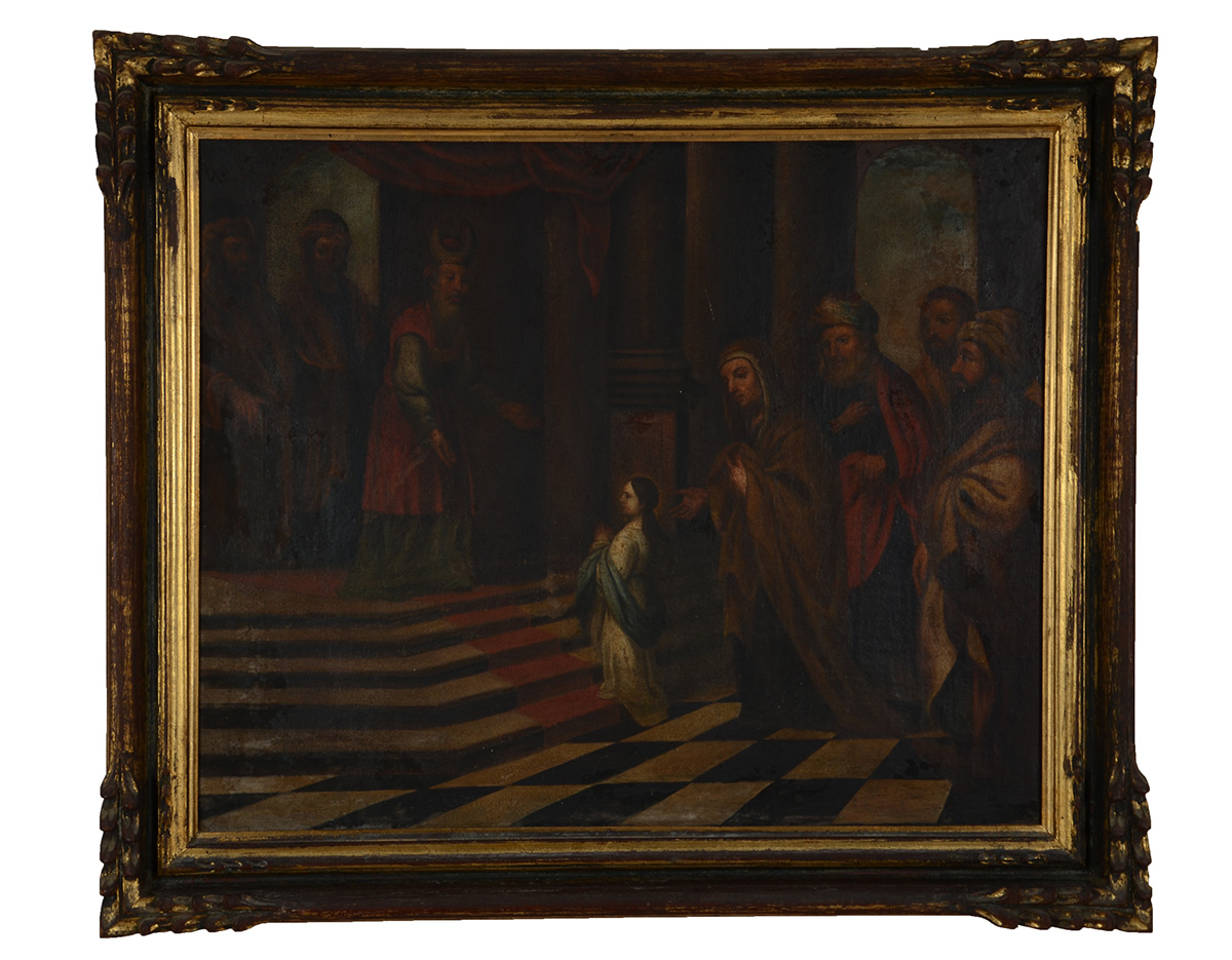 ESCOLA EUROPEIA -cena religiosa - ost - 60 x 73