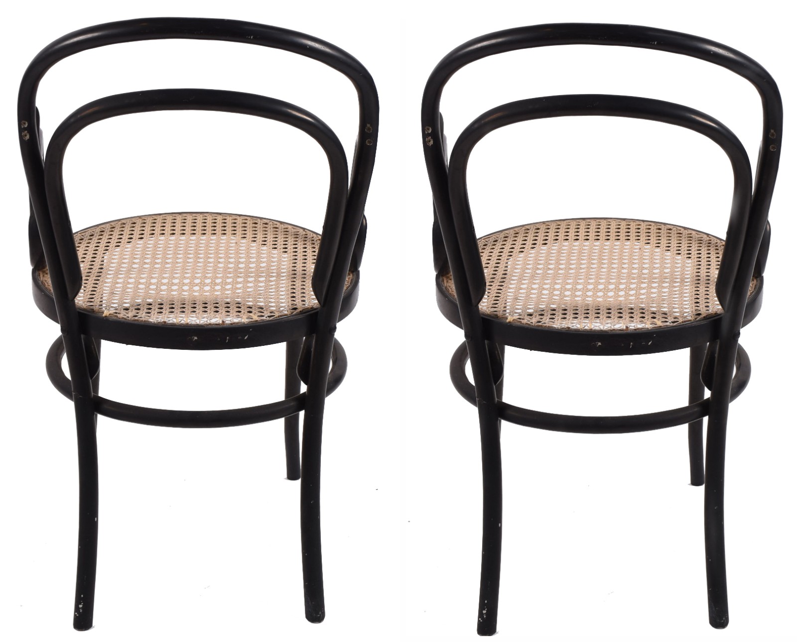 Par de cadeiras Thonet da Gerdau, assento de palhinha. - foto 6 de 7