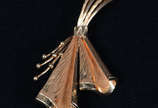 Broche de ouro amarelo. Peso: 10 g - Broche de ouro amarelo. Peso: 10 g