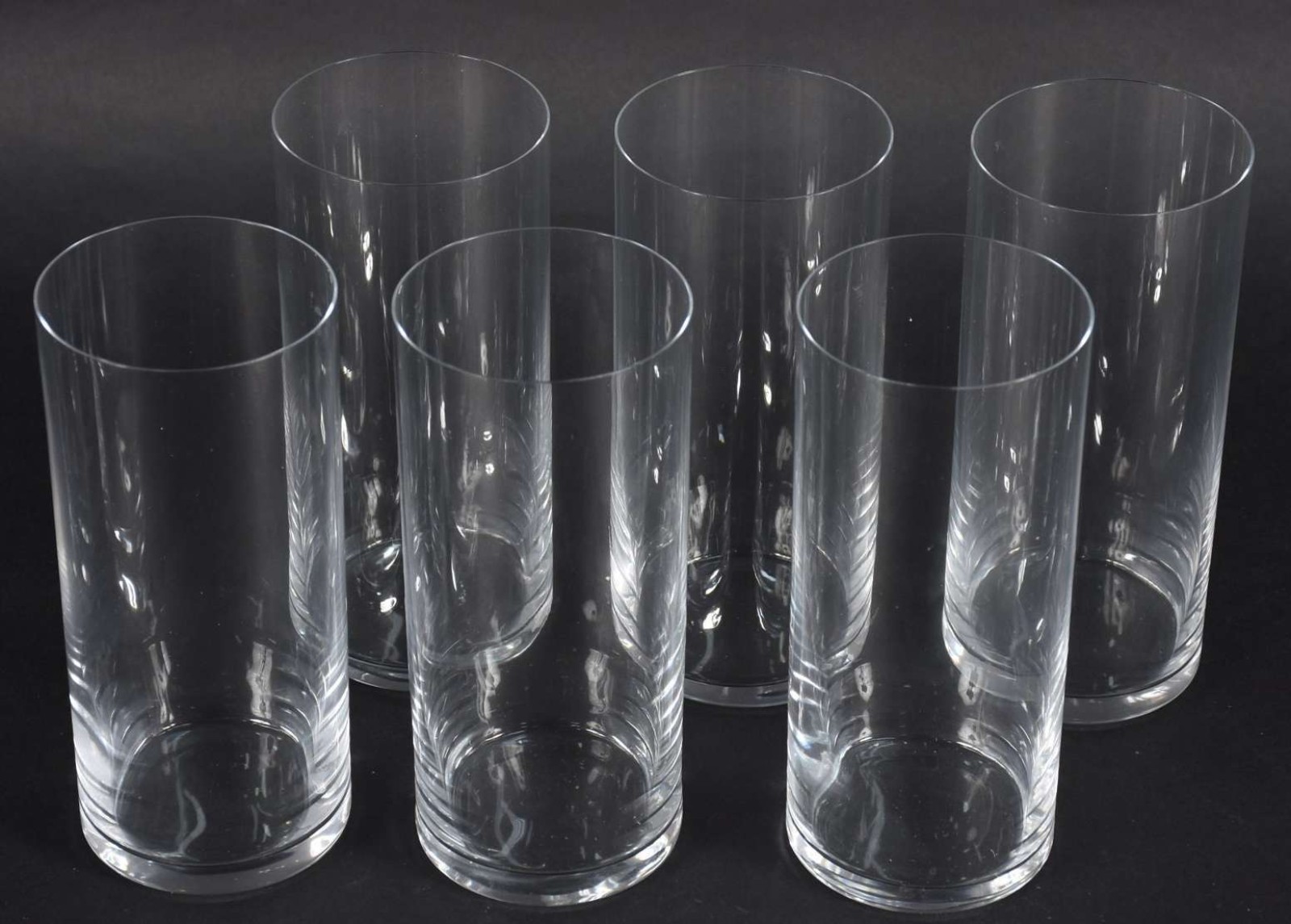 Seis copos de cristal long drink, 390 ml. - foto 2 de 3
