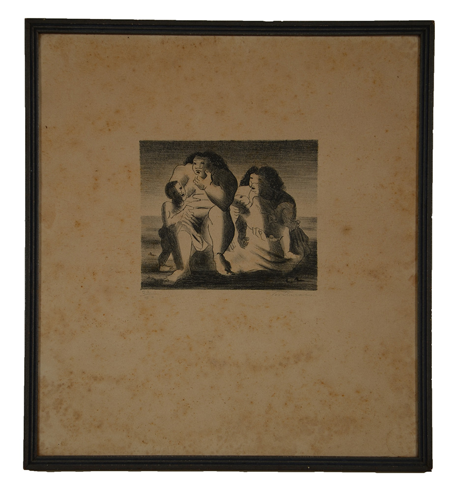 PORTINARI (1903 / 1962) - Figuras - litografia 22/50 - 15 x 13...