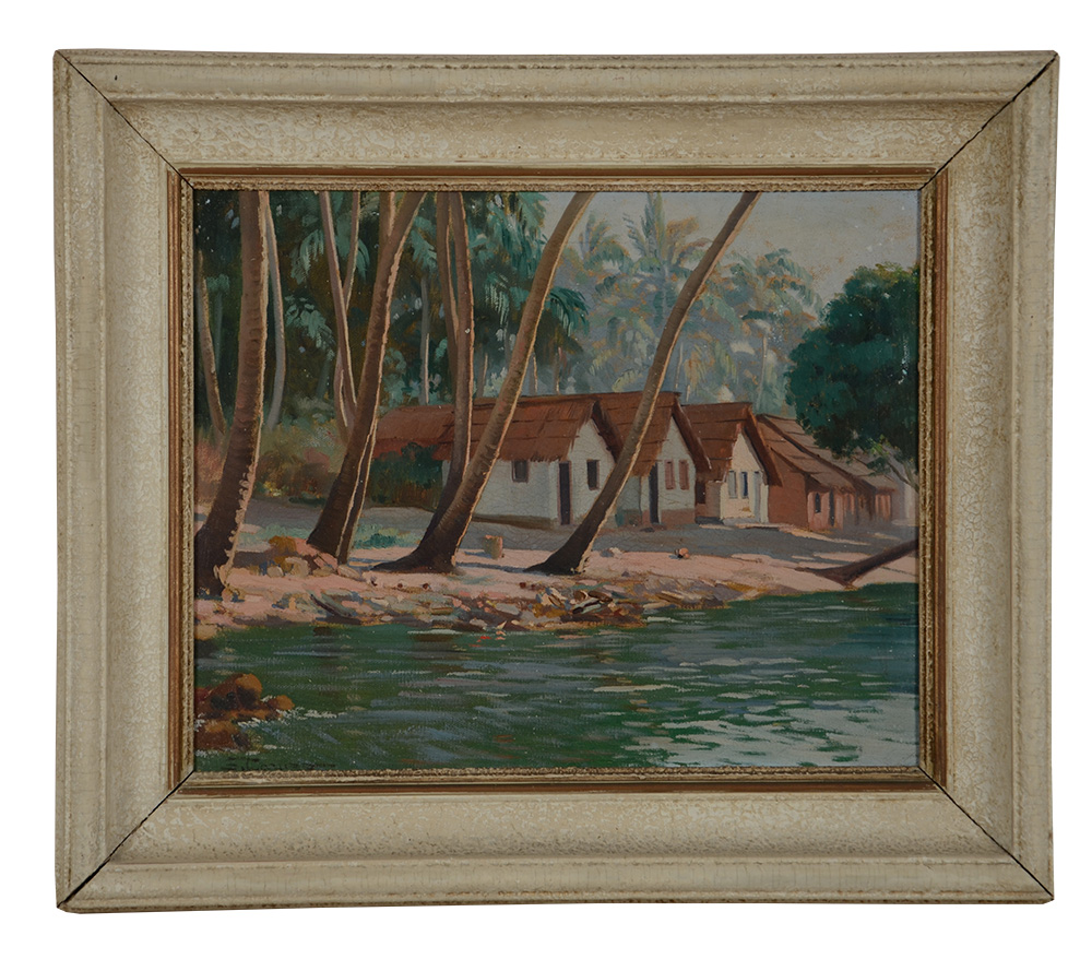 ASSINATURA NÃO IDENTIFICADA - Paisagem - ost - 33 x 42