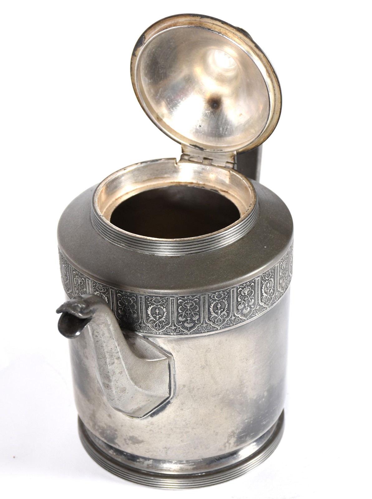 Baixela para chá e café de pewter Reed & Barton com 6 peças, sendo: 2... - foto 3 de 6