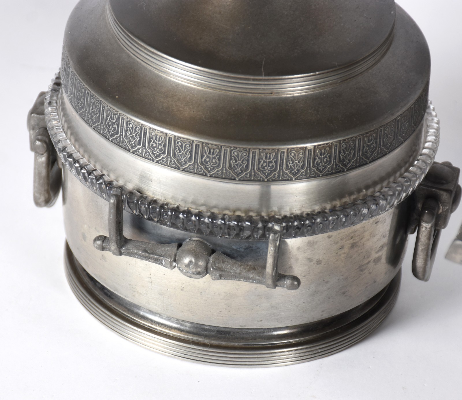 Baixela para chá e café de pewter Reed & Barton com 6 peças, sendo: 2... - foto 5 de 6