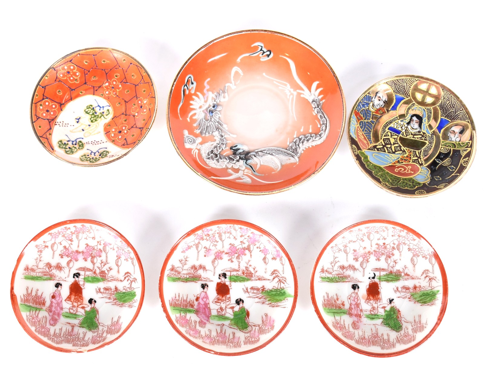 Seis xícaras diversas para café e chá de porcelana de diversas... - foto 3 de 7