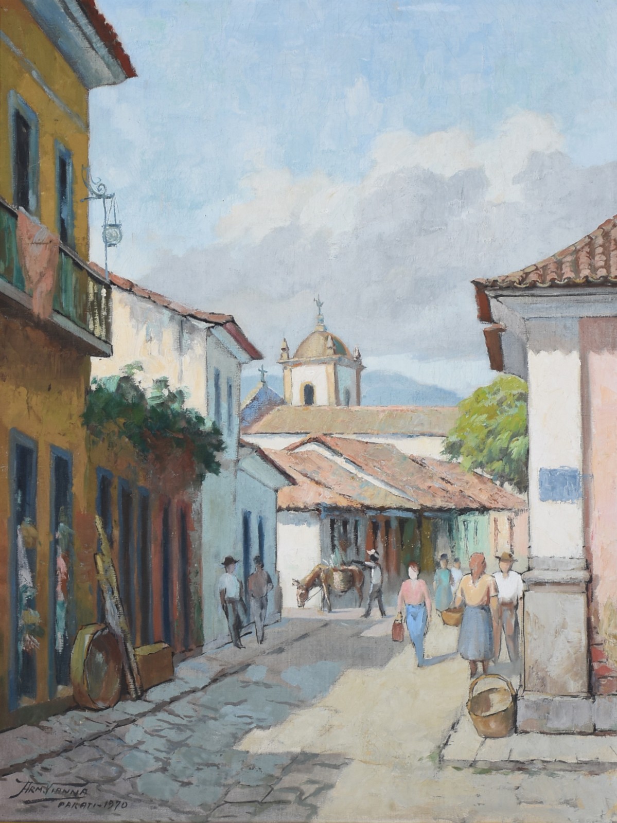 Armando Vianna (1897-1992), Rua Colonial - Paraty - foto 1 de 4