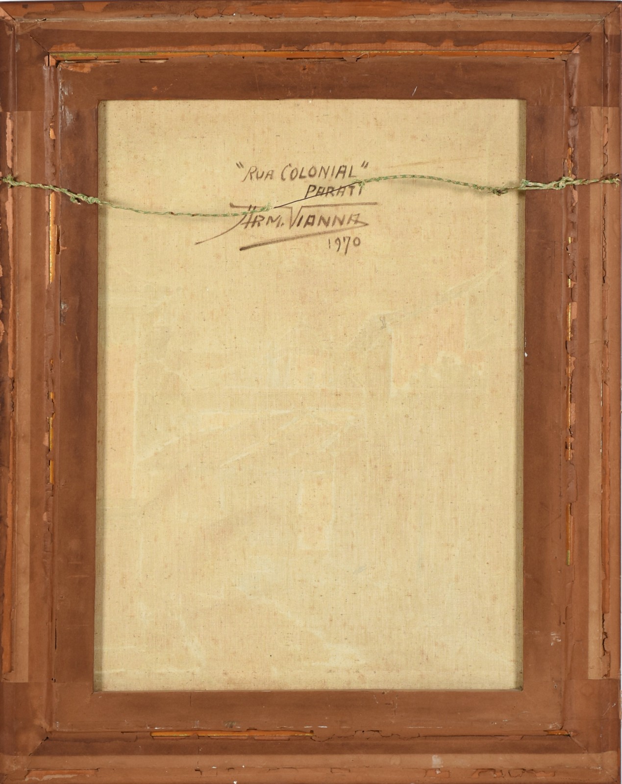 Armando Vianna (1897-1992), Rua Colonial - Paraty - foto 4 de 4