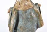 ARTE POPULAR,  - Imagem de terracota século XX representando Nossa Senhora Das Graças (faltando dedinho e alguns defeitos).
