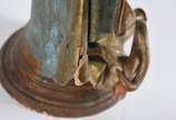 ARTE POPULAR,  - Imagem de terracota século XX representando Nossa Senhora Das Graças (faltando dedinho e alguns defeitos).