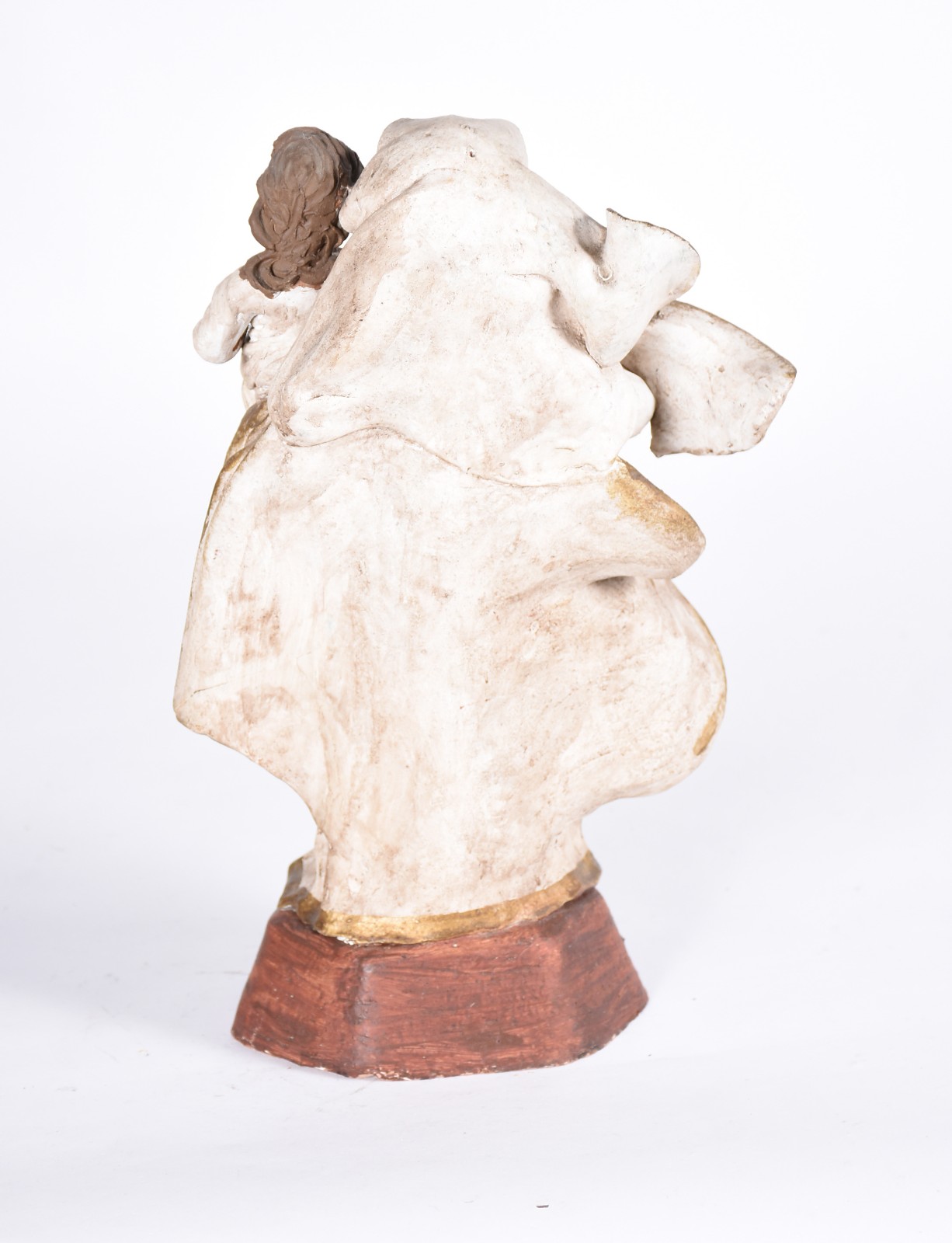Imagem de terracota século XX representando Nossa Senhora. - foto 2 de 4