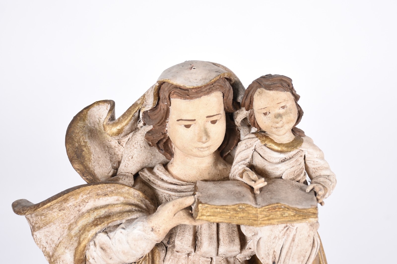 Imagem de terracota século XX representando Nossa Senhora. - foto 3 de 4
